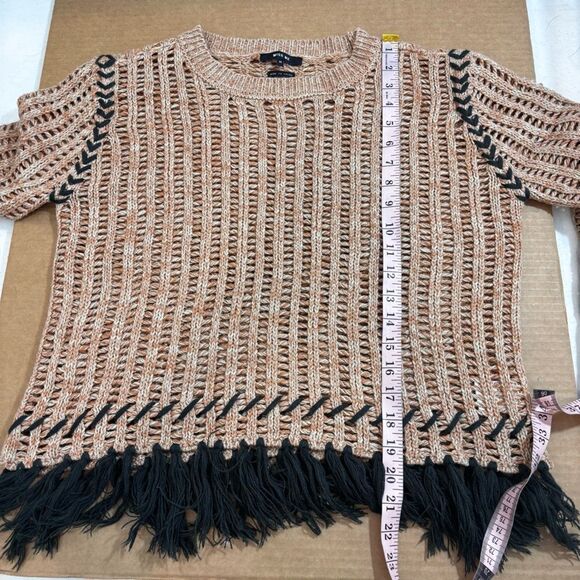 Miss Me Knit Tassel Sweater Size Medium - Picture 8 of 8
